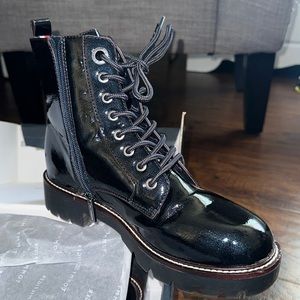 Dark Blue Tommy Himfiger Boots